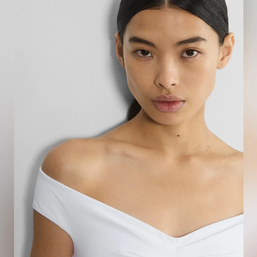 Aritzia Linger Dress • Bright White • Size Small • NWT - Picture 3 of 4